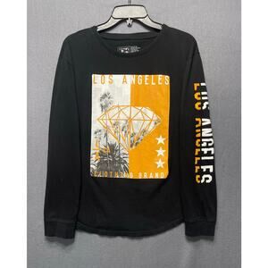 Dikotomy long sleeve tee with Los Angeles graphics sz M streetwear urban iconic